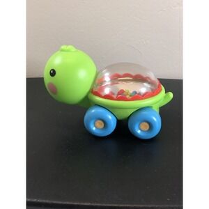 Fisher-Price Poppity Pop Turtle Toy – Infant Toddler 6+ Months – Preowned